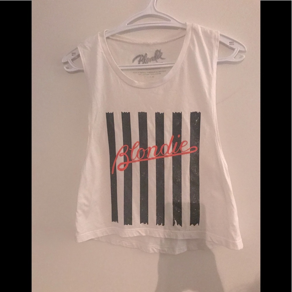 blondie graphic crop top
